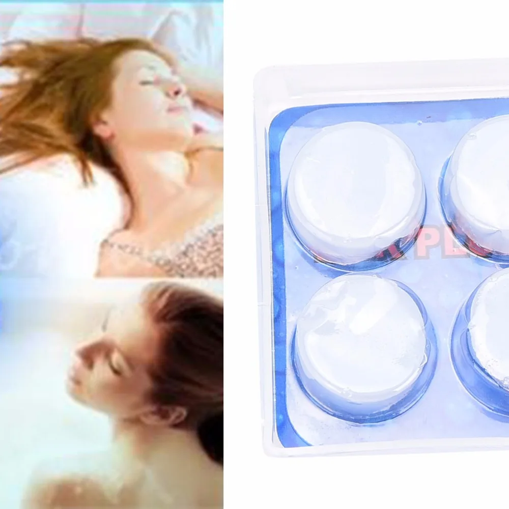 

Waterproof 4Pcs Silicone Soft Protective Ear Plugs sleeping Anti-noise Earmuffs Protection Swimming Snorkeling