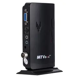 Внешний ТВ-тюнер av-vga M tv Box тюнер ресивер HD lcd CRT VGA tv приставка с пультом дистанционного управления для HD tv компьютерный монитор