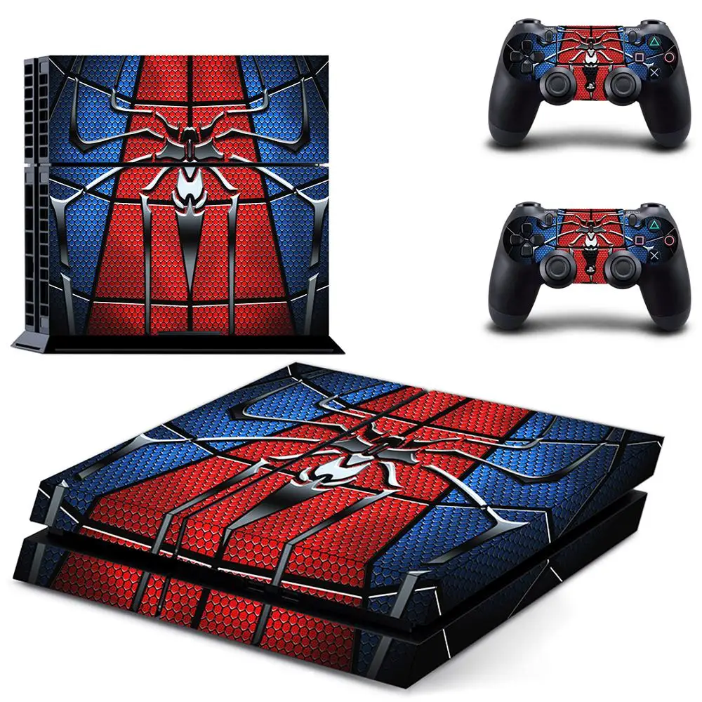 

Spiderman Spider-man PS4 Skin Sticker Decal Vinyl for Playstation 4 Console and 2 Controllers PS4 Skin Sticker