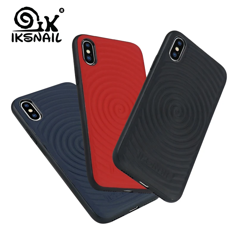 

IKSNAIL Phone Case For iPhone 7 8 X XS Max Luxury Grid Hard Solid Cases For iPhone 7 8 Plus XR XS Cover Silicone Accessories