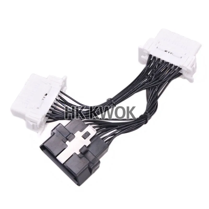 

2016 10pcs OBD 2 16 Pin Y Splitter Extension Scanner Electronic Dual Cable Female 16 Pin Splitter Extension Auto Car Connector