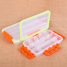 Рыболовные снасти Коробка прямоугольная прозрачная водостойкая переносная Организация чехол для хранения Коробка для рыбалки ящик для хранения инструмента