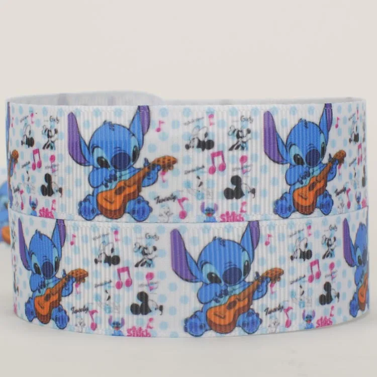 7/8 &quot22 мм Лидер продаж Лило стежка печатная лента с рисунками grosgrain DIY hairbow
