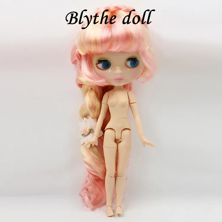 Фабрика blyth кукла bjd розовый цвет смесь золотые красочные длинные машинки для волос blyth кукла(30 см) кукла среднего размера(20 см) Мини-кукла(10 см - Цвет: blyth doll