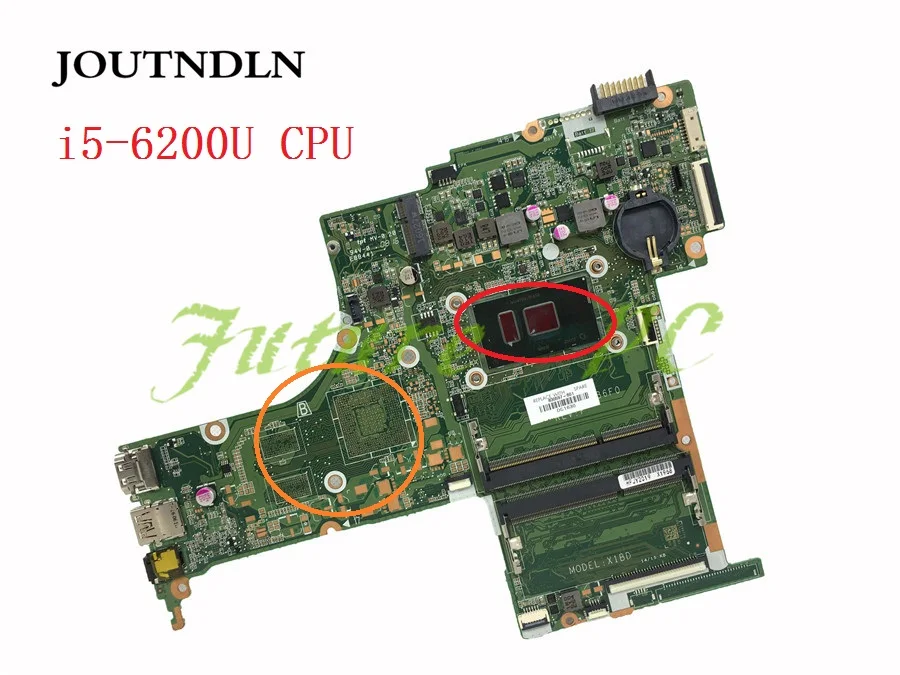 JOUTNDLN для hp павильон 15-AB 15-AB238TU Материнская плата ноутбука DAX1BDMB6F0 DDR3 W/i5-6200U cpu 830597-501 830597-601 тестовая работа