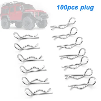 

100 Pcs Universal Body Shell R Clips Pin for HSP Redcat 1/8 RC Model Car S7JN