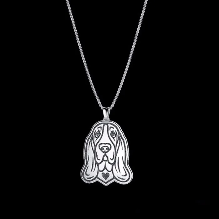 Basset Hound Jewelry.pendant and necklace. Great for all the Dog, Puppy, and Pet Lovers