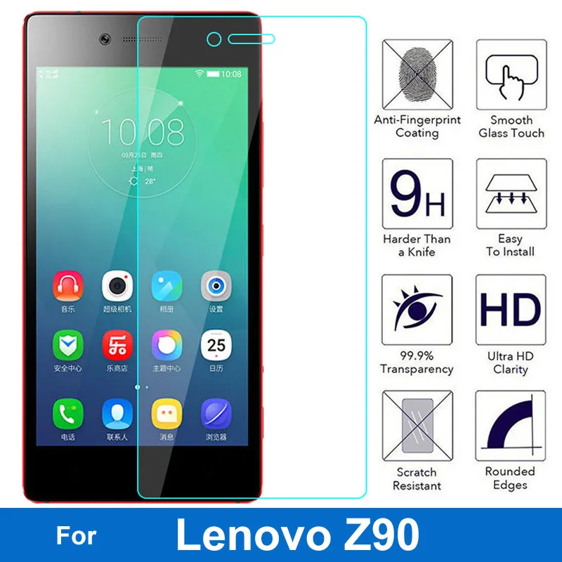 

For Lenovo VIBE Shot Z90 3 7 Tempered Glass Film 9H 0.26MM Original Screen Protector For Vibeshot Z 90 Z90-3 Z90-7 Dual Sim Lte