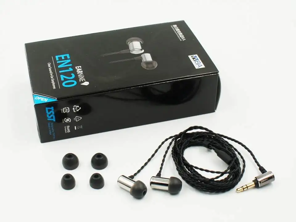 Наушники вкладыши EARNiNE EN120 1 сбалансированная арматура высокое качество Hi Fi|in-ear
