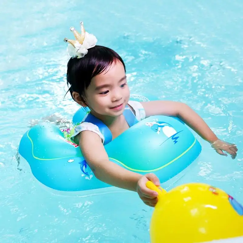 S-L размер Детская безопасность надувной плавающий круг двойной надувной буй подмышка плавательный круг дети воды забавные игрушки