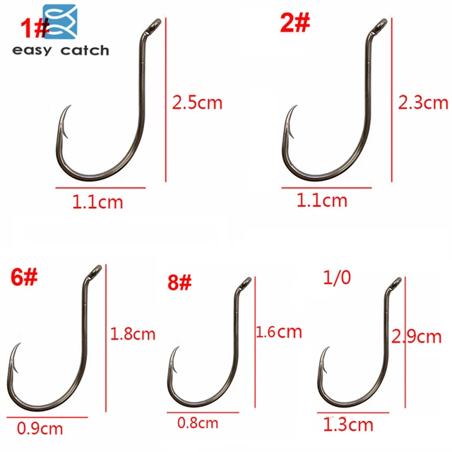 Easy Catch 200pcs 8299 Fishing Hooks Black Offset Octopus Beak Bait Carp Hook  Size 1 2 6 8 1/0 2/0 3/0 4/0 5/0 6/0 7/0 8/0 9/0 - Fishhooks - AliExpress