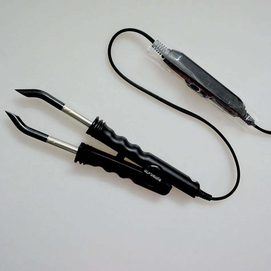 Fusion Heat Iron Connector Wand Melting Tool Hair Connector Iron Wand with Adjustable Temperature