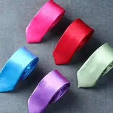 1000 шт новые модные яркие цвета 5 см шелк как тонкий галстук/узкий галстук 50 цветов на выбор