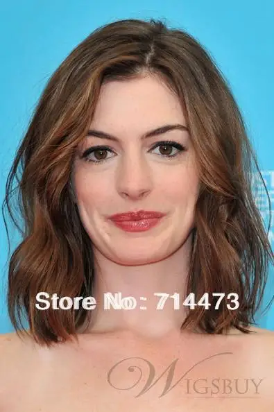 Internet Magazin Anne Hathaway Bob Haircut 100 Indian Hair Full