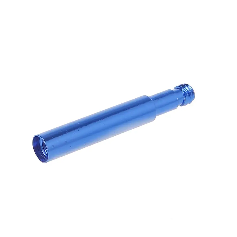 Удлинитель клапана велосипеда 40 мм из алюминиевого сплава с фиксированным зубчатым механизмом для горного велосипеда - Цвет: Небесно-голубой