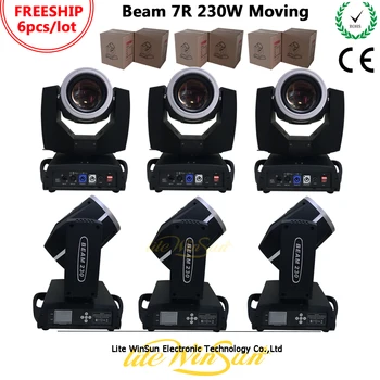 

Litewinsune 6PCS FREESHIP Sharp Beam R7 230W DMX Stage Lighting 16Channels 24facet Prism Effect