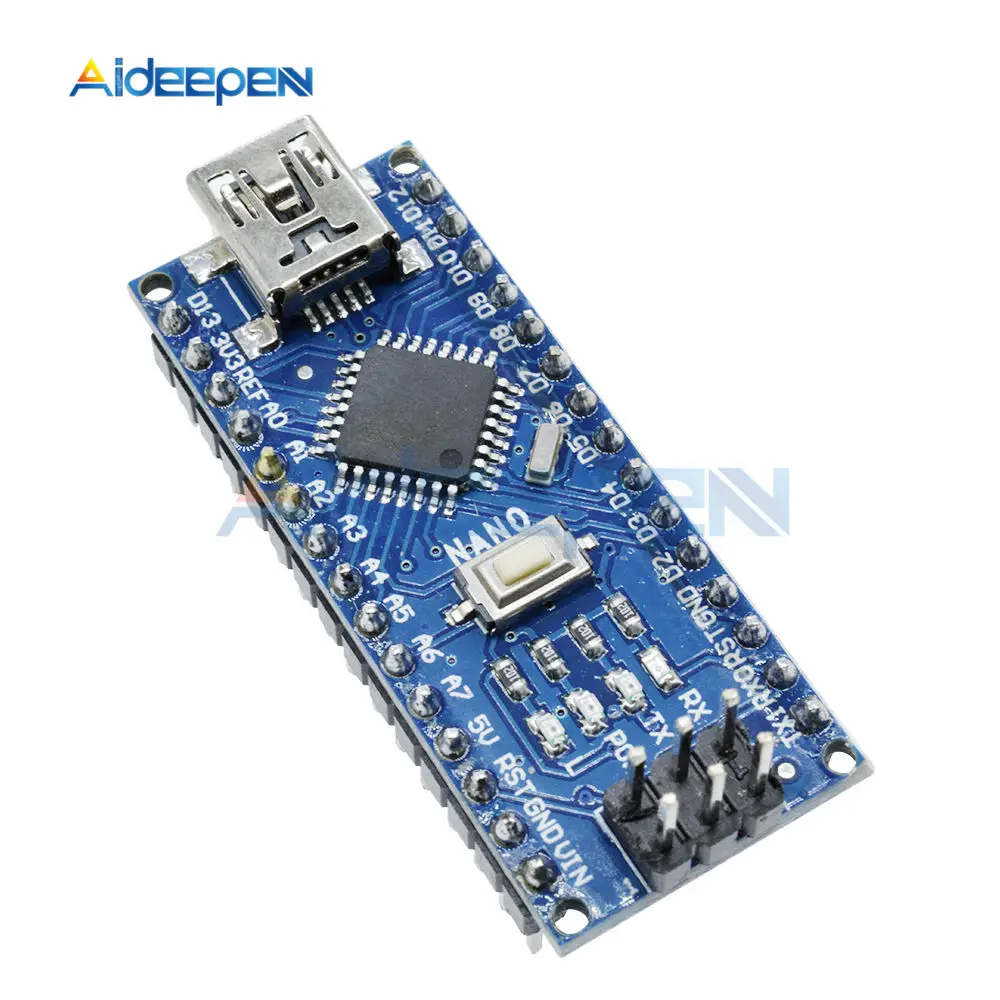 Плата контроллера CH340 Nano v3.0 ATmega328P плата совместимая с Arduino USB драйвер V3.0 ATmega328 для