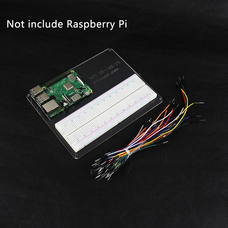Raspberry Pi 3 макет Монтажная эксперимент пластина комплект Прототип Эксперимент пластина + Макет + 65 шт. Соединительный кабель для RPI 3B +/2