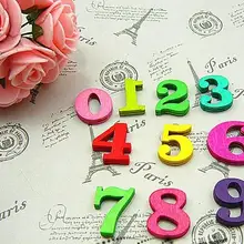 400 шт. нескольких цветов дерево номера Бусины пуговицы, красочные, цветы орнамент 25 мм большие деревянные numerial комплект D25