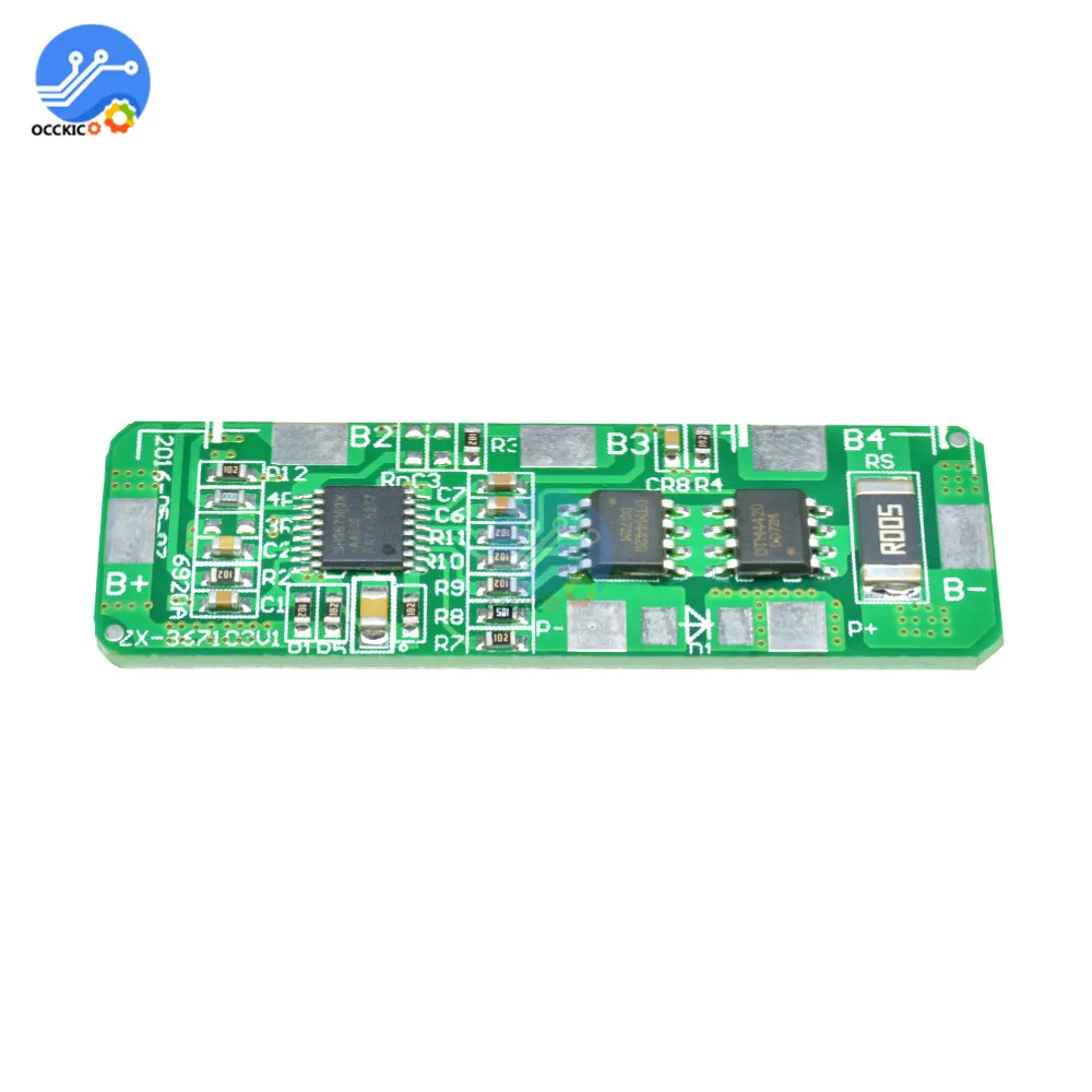 Bms 4S 18650 литий-ионный аккумулятор Защитная плата PCB BMS баланс 4,25-4,35 в до 2,3-3,0 в с защитой от перегрузки 4-5A recargable