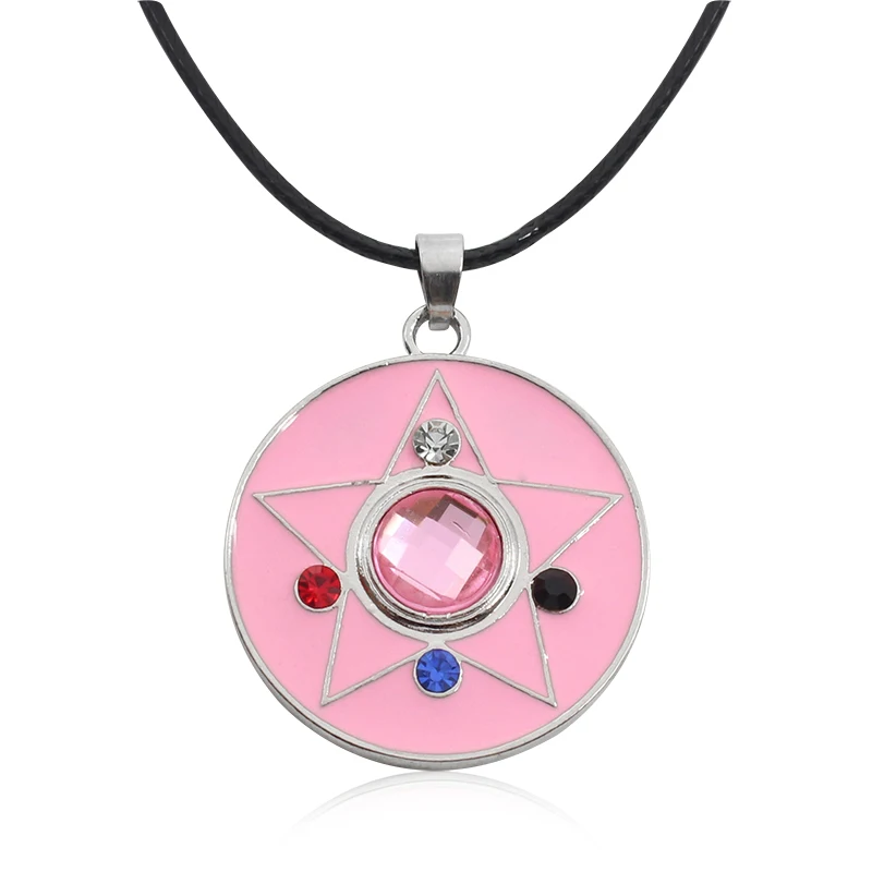 Anime-Sailor-Moon-Necklace-Women-Pink-Crystal-Pretty-Soldier-Beautiful-Girl-Warrior-Pentagram-Pendants-Necklaces-Collier
