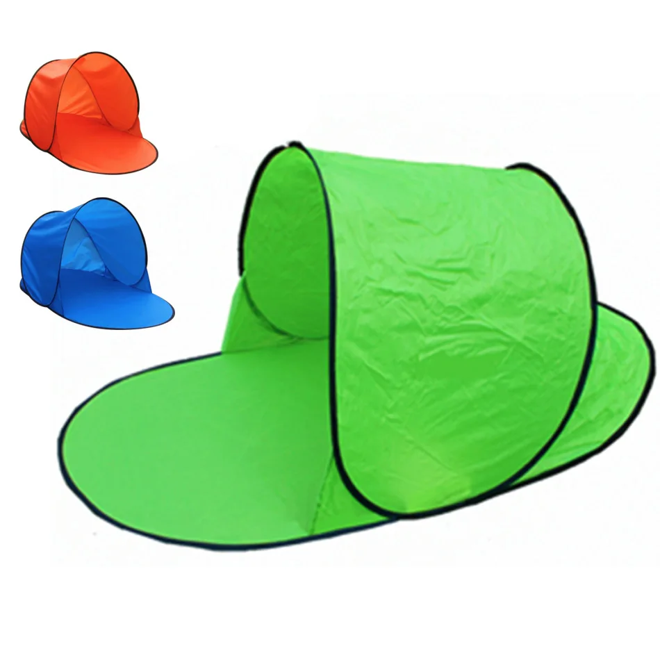 

Outdoor beach tent folding portable anti-UV pop-up 1-2 people 3 colors for beach camping camping