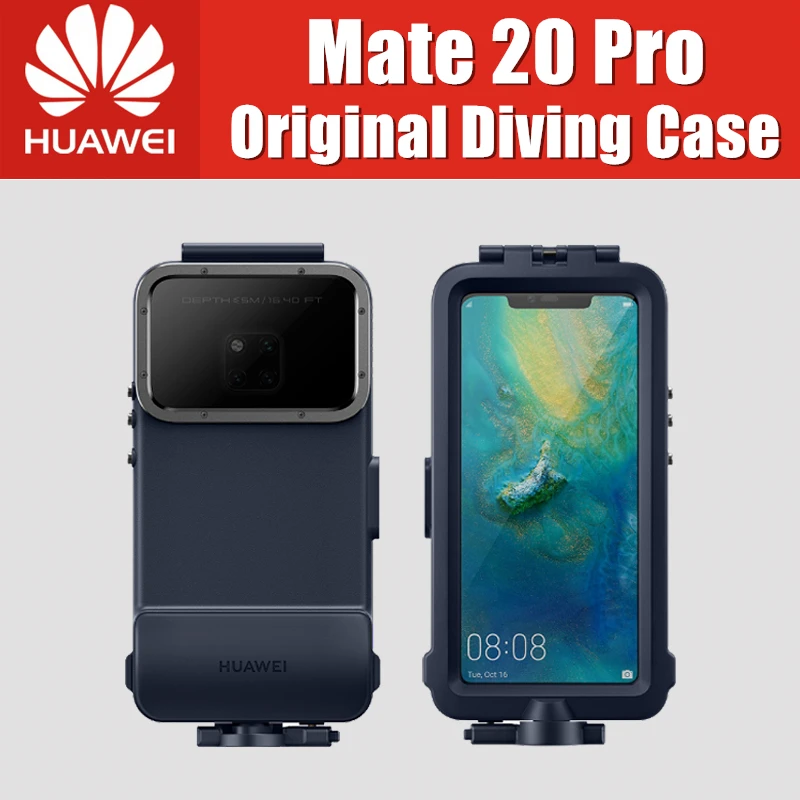 Официальный чехол для HUAWEI mate 20 Pro, водонепроницаемая камера для плавания и дайвинга, защитная крышка 5 м/1 час, максимальный размер, чехол для подводного плавания