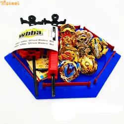 Золотой Beyblade Взрывная игрушка с пусковой стартер и арена Bayblade металла Fusion Бог спиннинг Bey лезвие игрушка Прямая доставка f