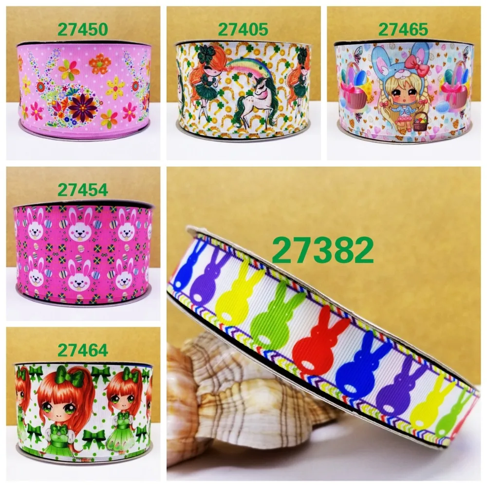 50 ярдов мультфильм напечатанный grosgrain ленты 27382