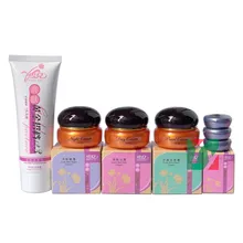 Сюэ er лечения дневной и ночной режимы жемчужный крем для лица очищающее средство для удаления черных точек веснушки chloasmas cyasmas увлажняют и отбеливать 4 шт./компл