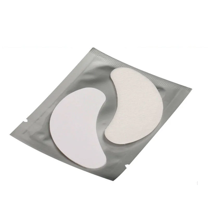 

HHFF 10 Pairs Eyelash Pad Gel Patch Lint Free Lash Extension Eye Mask Beauty Tool White