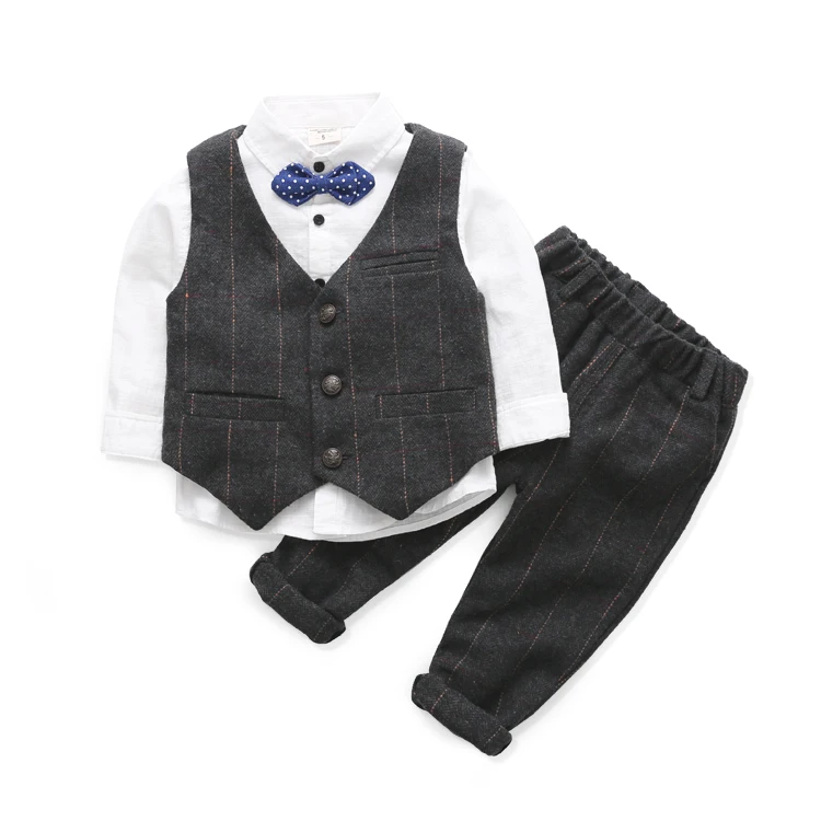 

Baby vest suit two-piece children's clothing 2016 new children's autumn and winter children's wool suit suit vest suit