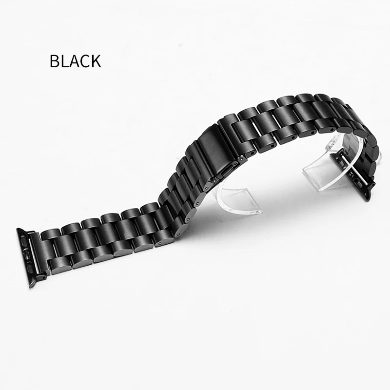 see charit Ремешок из нержавеющей стали для Apple watch Series 4 3 2 1 correa aplle watch 42 мм 38 мм ремешок для часов Iwatch 44 мм 40 мм наручный ремень - Цвет ремешка: see charit