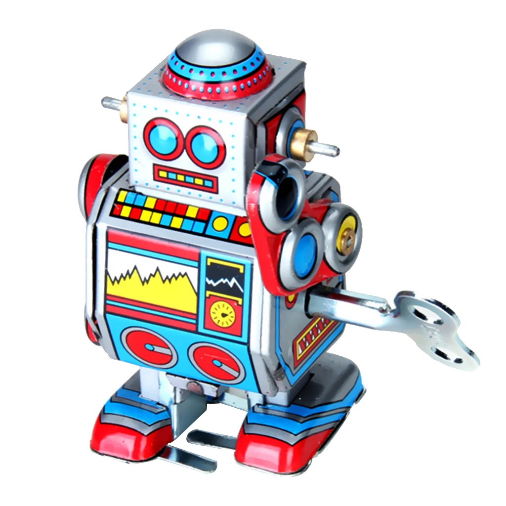 

Generic Vintage Retro Multicolour Mechanical Robot Tin Toy Collection Gift