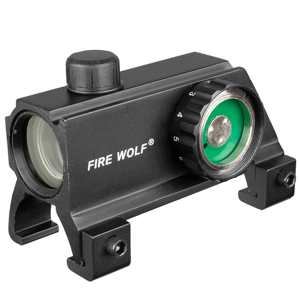 Fire Wolf Тактический G3 1X25 MP5 конический красный/зеленый точечный прицел охотничий прицел Снайпер страйкбол