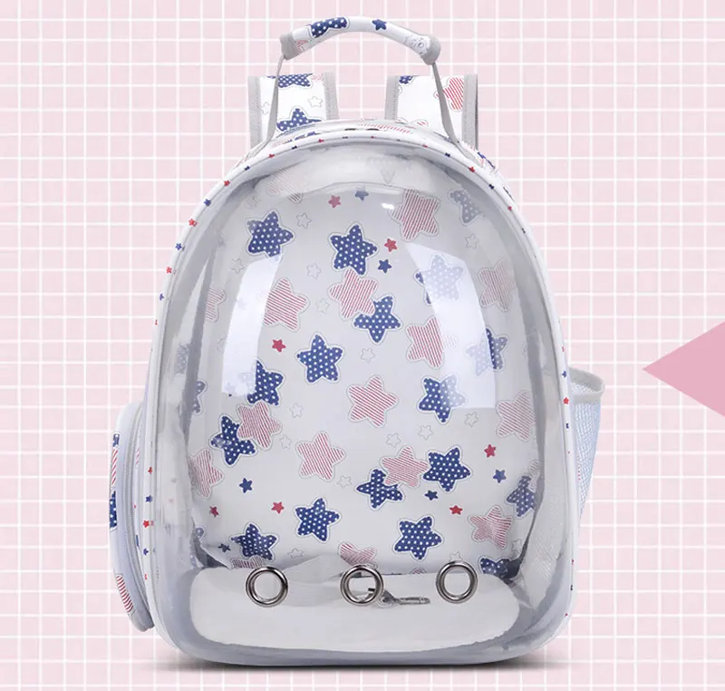 Весенний шаблон Pet Spacebag Портативный Pet мешок прозрачный Pet сумка кошка пакет