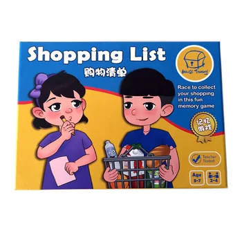 

Shopping List Education Board Game Children's Educational Board Game Toys for Kid Child English/Chinese