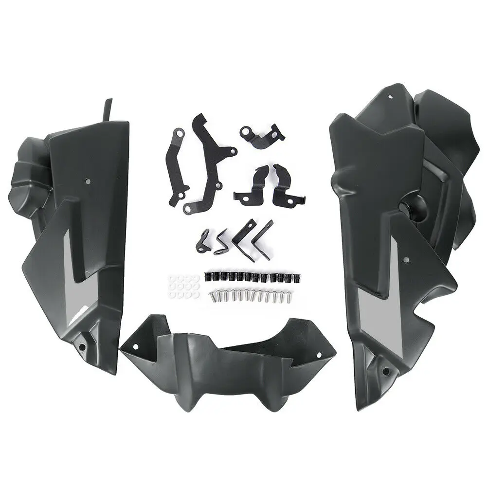 Color : A with Logo 1 XCVIOSEDR Accessoires de d/écoration de Voiture Fit for Yamaha MT09 Tracer MT 09 Tracer 900 GT MT09 FZ09 2015-2019 B/équille Side Kick Support Pied Extension Pad CNC Moto par
