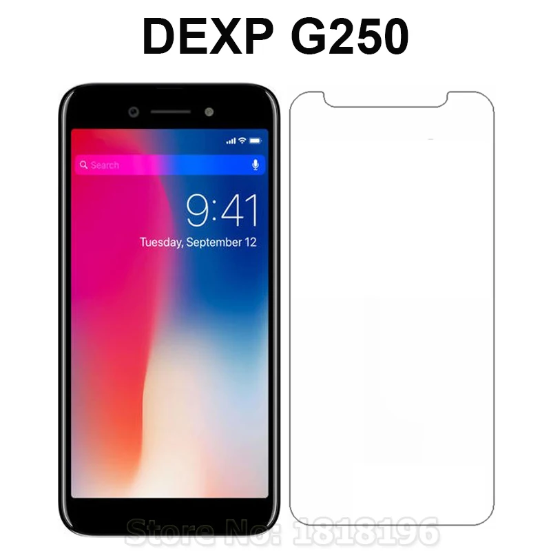 

Tempered Glass for DEXP G250 5.0"9H Explosion-proof Protective Mobile Phone Film Screen Protector for DEXP G250 Case Glass Cover