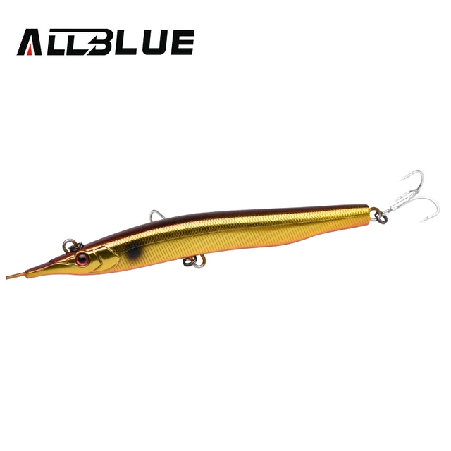 Allblue Needlefishルアー針スティック釣りルアー133ミリメートル 30グラムシンキング鉛筆3d目人工餌シーバスルアー Aliexpress スポーツ エンターテイメント