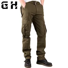 Дропшиппинг военные брюки карго стиль Тактические Брюки рабочие штаны армейская Мужская Рабочая одежда брюки одноцветные с несколькими карманами