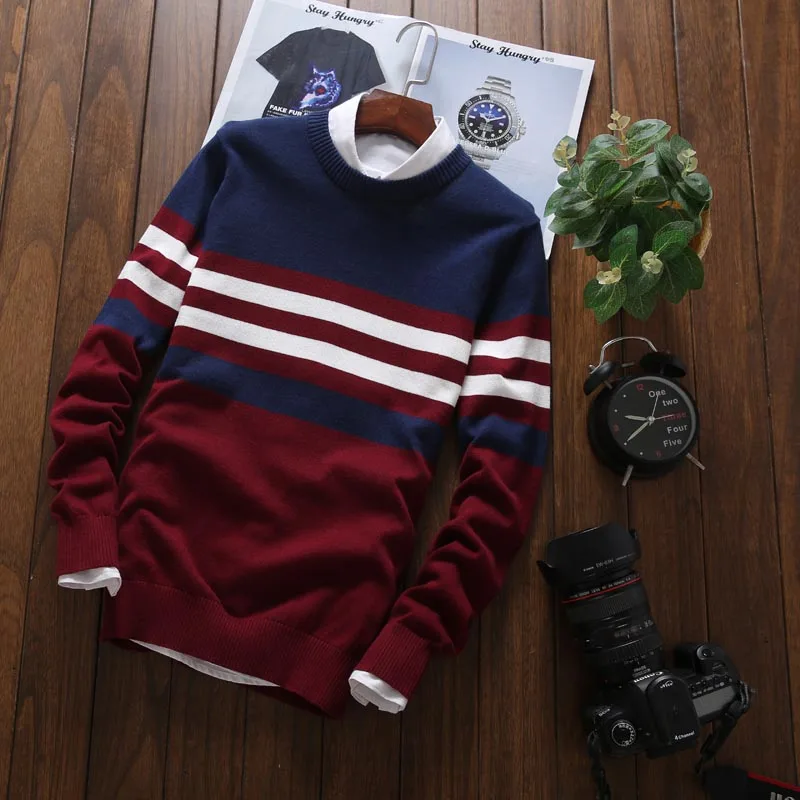 Sweater Men 2019 New Arrival Casual Pullover Men Autumn Round Neck Patchwork Quality Knitted Brand Male Sweaters Sweater Men 2019 New Arrival Casual Pullover Men Autumn Round Neck Patchwork Quality Knitted Brand Male Sweaters