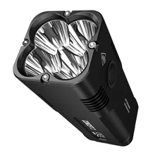 NITECORE C2 6500 люменов концепция 2 перезаряжаемый фонарик 4x CREE XHP35 HD светодиоды супер яркий Встроенный аккумулятор