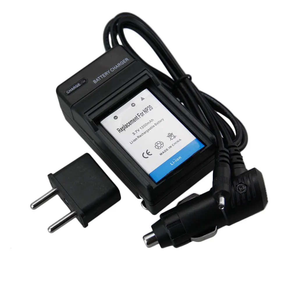 Digital Boy 1* NP 20 NP20 NP 20 Li ion Camera Battery + Charger For