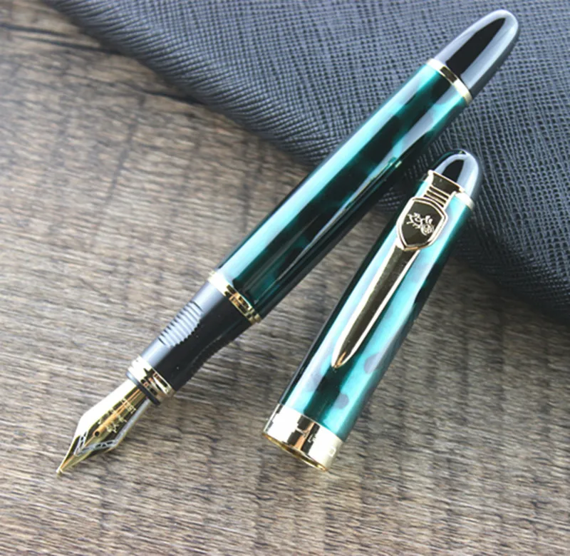

JINHAO X450A Metal Fountain Pen Luxury 0.5MM Nib Ink Calligraphy Pens for Writing School and Office Supplies Caneta