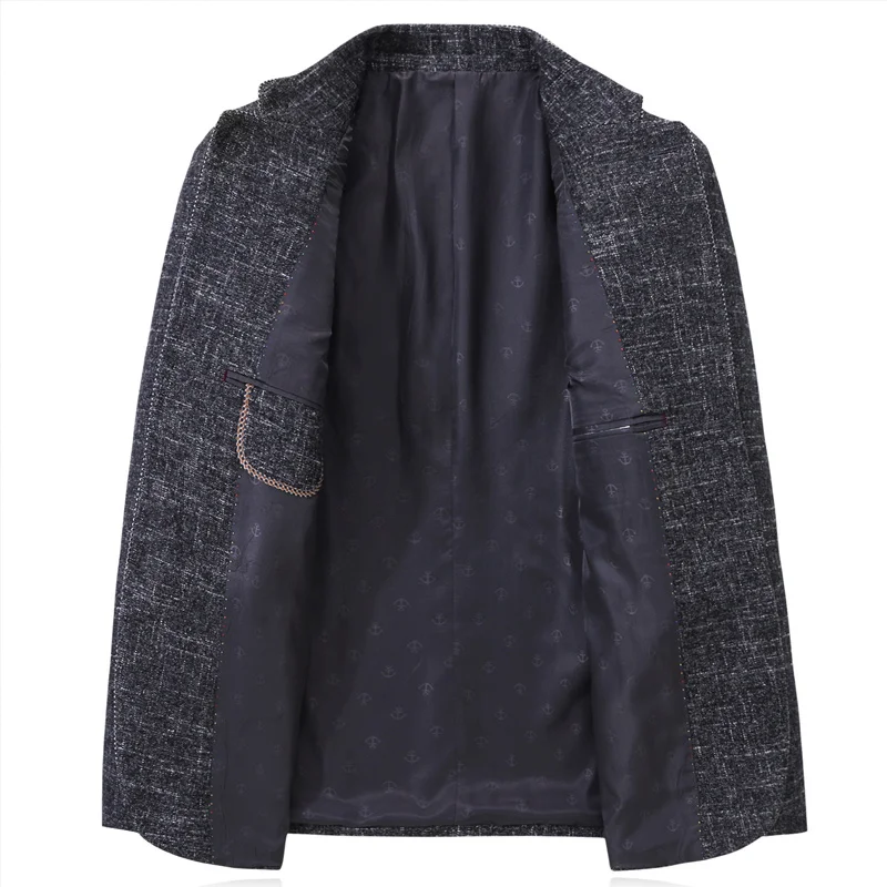 PAULKONTE Autumn Winter New Stand Collar Casual Men Suit Jacket High Quality Simple Elegant Zip Button Male Blazer PAULKONTE Autumn Winter New Stand Collar Casual Men Suit Jacket High Quality Simple Elegant Zip Button Male Blazer
