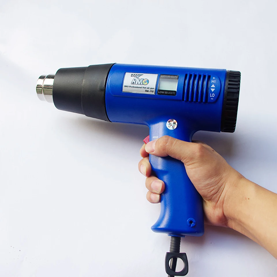 

new arrival high quality 1800w heat gun with Temperature Digital Display for car wrapping MX-712