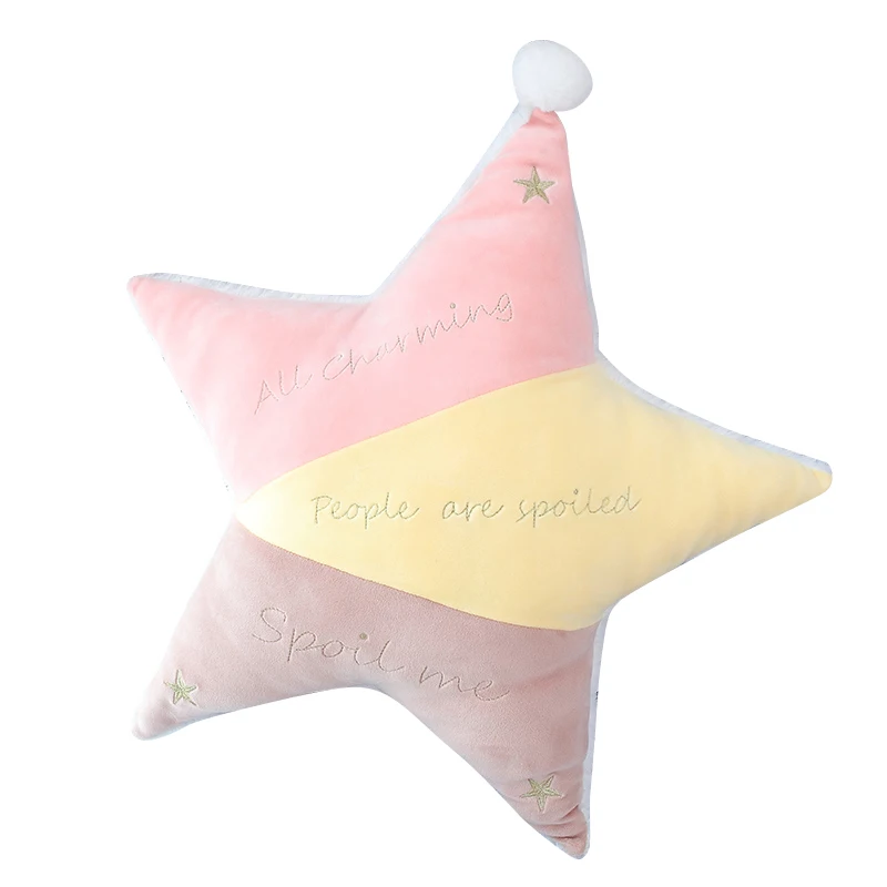 

Hot Lovely Boys Girls Sleep Pillow Newest Newborn Memory Foam Pillow Baby Care Neck Protection Pillows Five-pointed Star Pillows