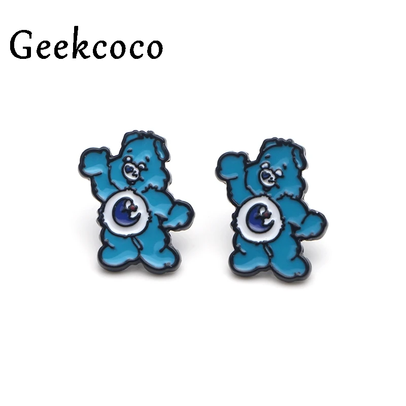 

Care bears Creative design earrings party favors jewelry for girlfriend for birthday presents Stud Earrings women earring J0331