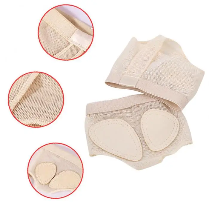 Hot 1 Pair Soft Sole Paw Ballet Cover Dance Foot Forefoot Toe Feet Protection Toe Pad Shoes BVN66